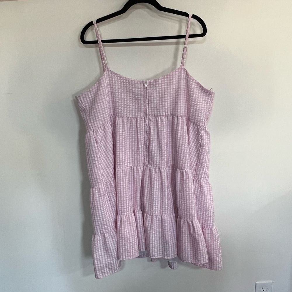 ARULA Pink Gingham Mini Dress - Picture 9 of 13